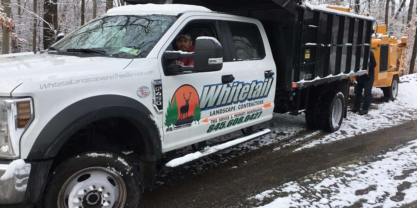Snow Plowing Whitetail Landscaping 2